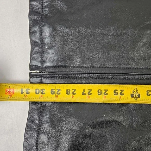 VTG Reebok NFL Indianapolis Colts On Field Leather Jacket Mens L Black Full Zip - Picture 9 of 9